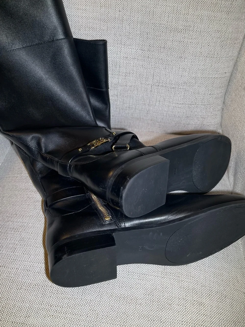 Michael Kors women’s Leather Riding Boots size 10
